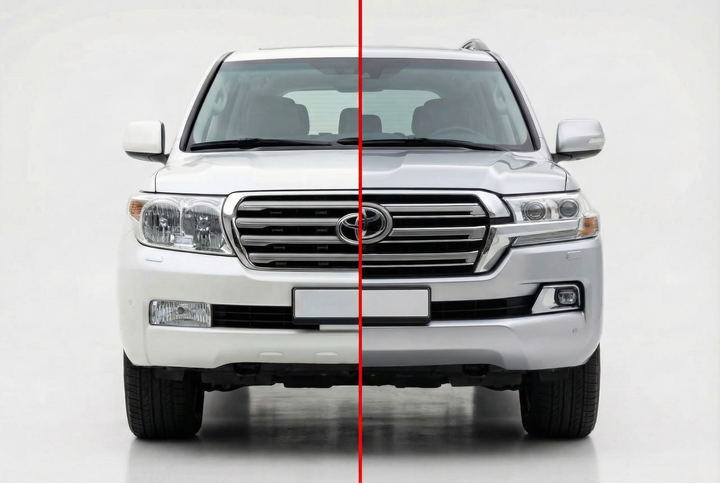 Базовий комплект рестайлінгу LC200 2007–2015 у стиль 2016 Comfort для Toyota Land Cruiser 200